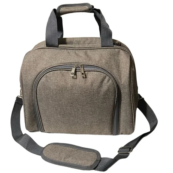 NWOT California Picnic All-in-One Shoulder Insulated Bag 4-Piece Cutlery Cheese! - Picture 3 of 15